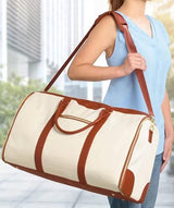 Convertible Garment Bag for Travel - 2 in 1 Hanging Suitcase & Large Duffle for Women